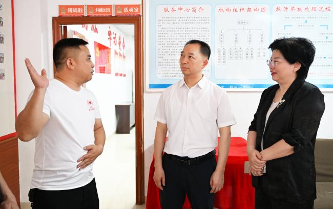图为调研现场